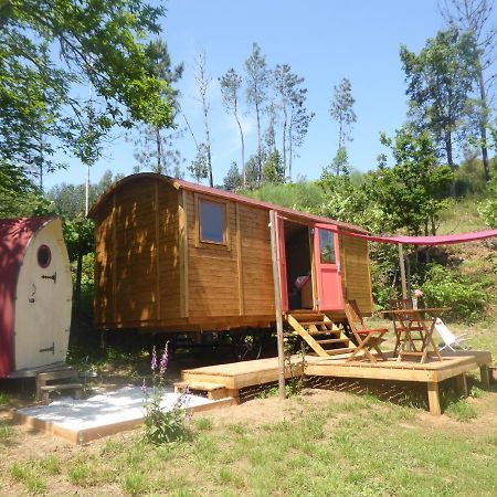 Rosa The Cosy Cabin - Gypsy Wagon - Shepherds Hut, River Views Off-Grid Eco Living เปโดรเกา กรันเจ ภายนอก รูปภาพ