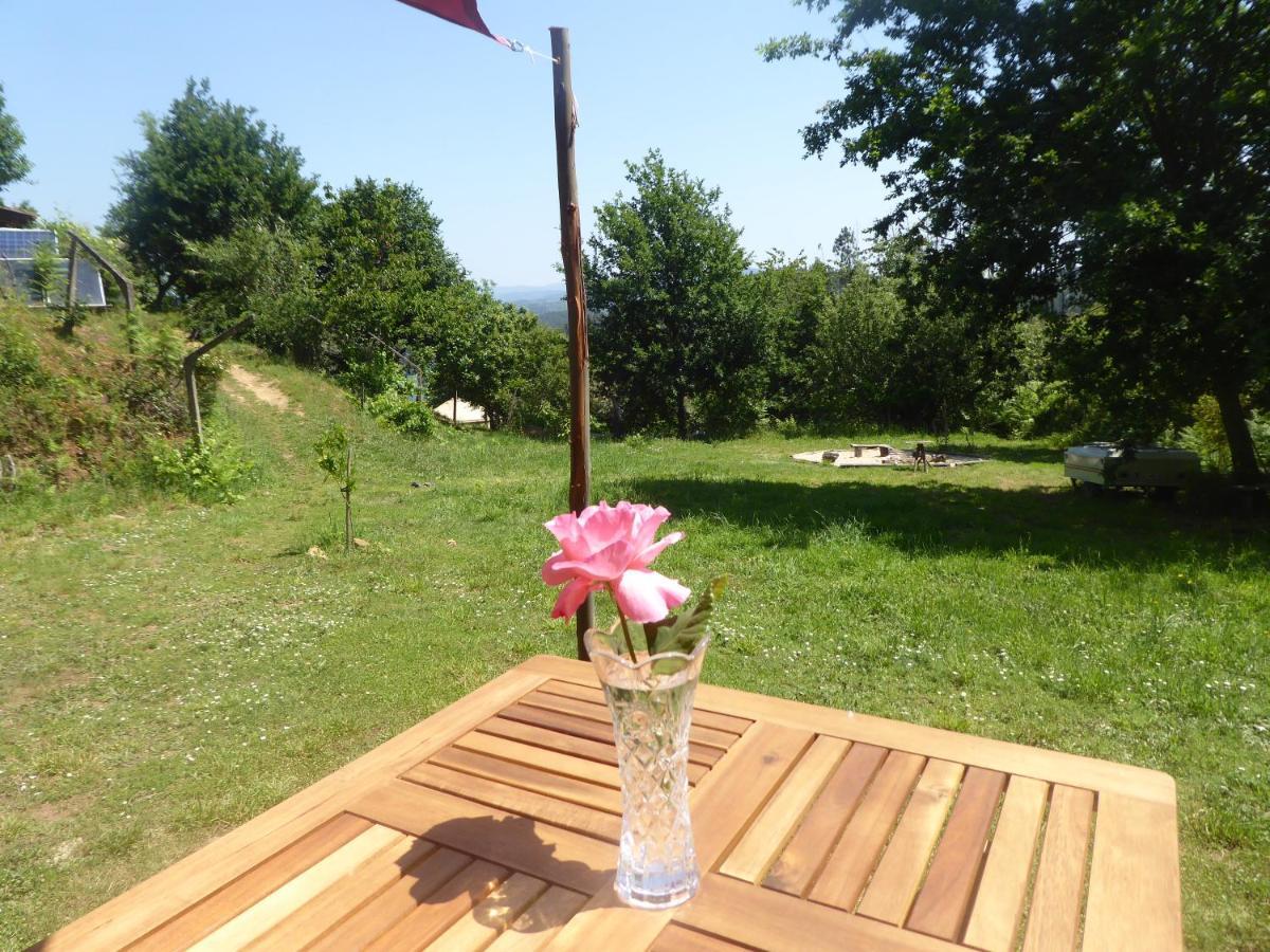 Rosa The Cosy Cabin - Gypsy Wagon - Shepherds Hut, River Views Off-Grid Eco Living เปโดรเกา กรันเจ ภายนอก รูปภาพ